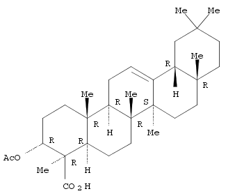 (3alpha,4beta)-3-(Acetyloxy)olean-12-en-23-oic acid